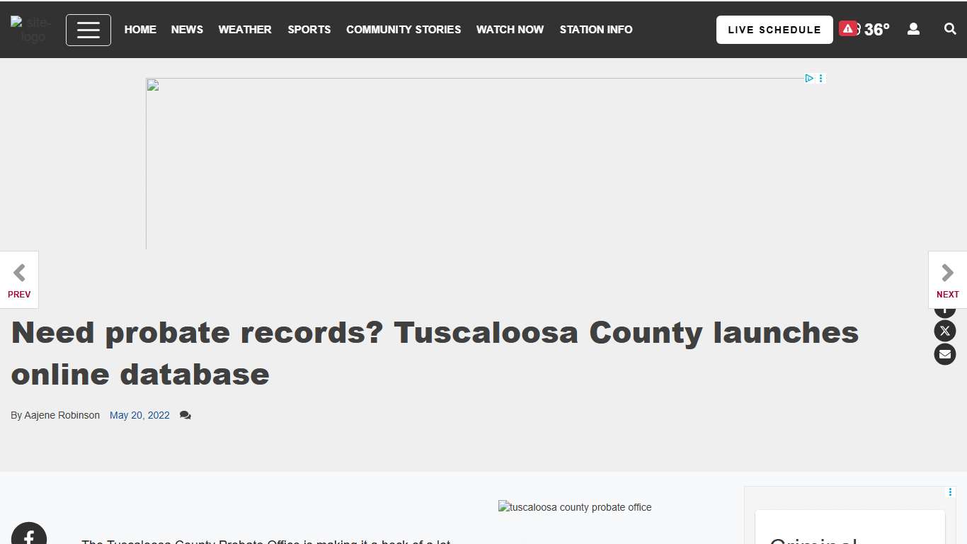 Need probate records? Tuscaloosa County launches online database Local News wvua23.com